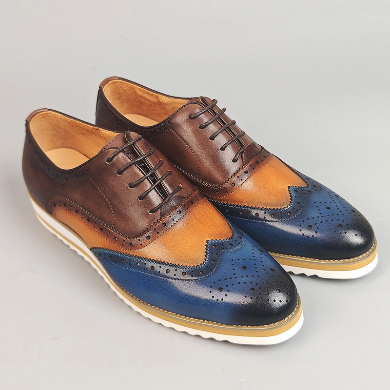 GUYSTEP™-Oxford Full Grain Leather