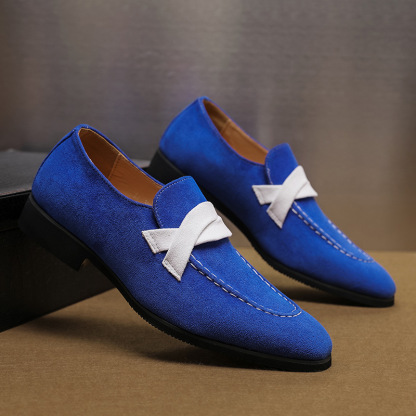 GUYSTEP™Men's classic design blue loafers