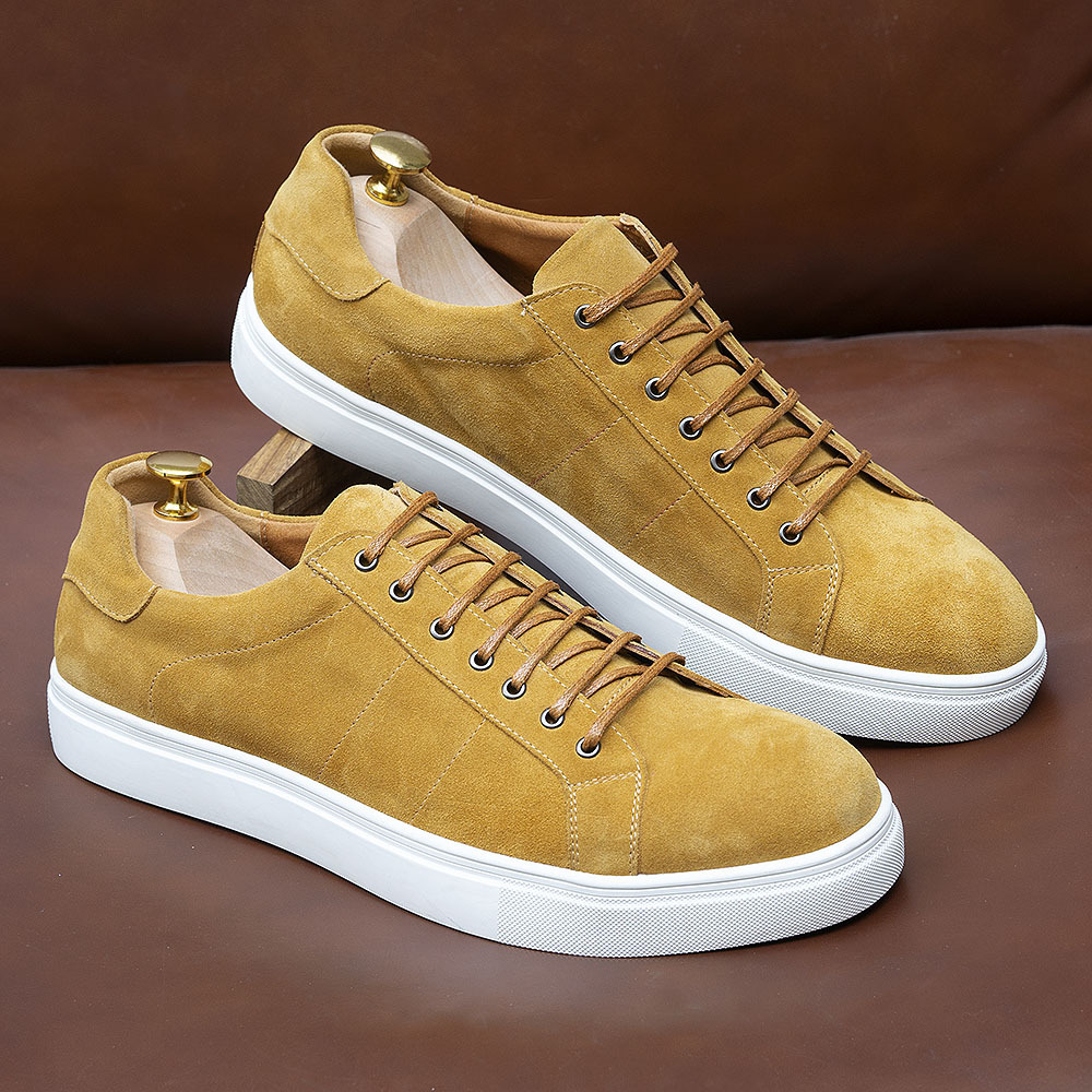 [Copy]Men's Retro Genuine Leather Patchwork Double Buckle Monk Shoes