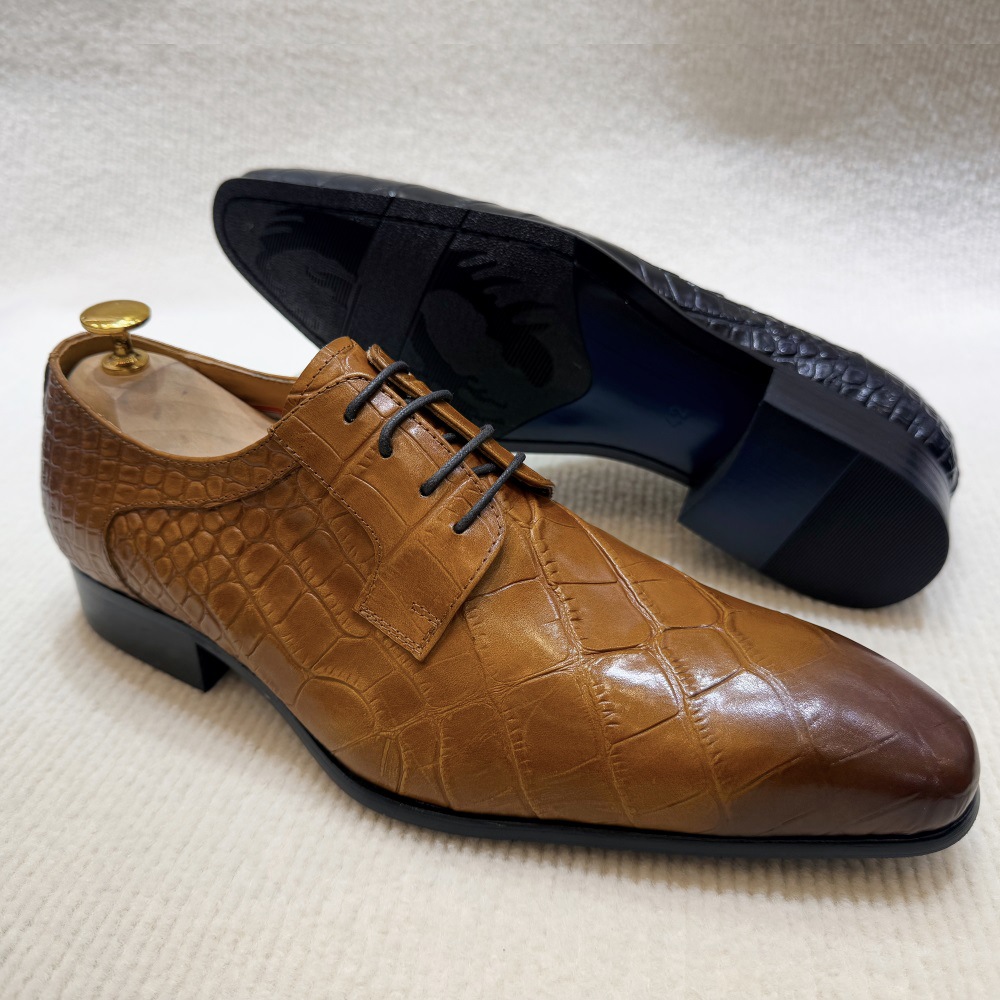 [Copy]2025 new simple art design men's casual leather shoes