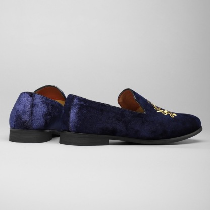GUYSTEP™-Golden Black Embroidery Men's Luxury Loafers