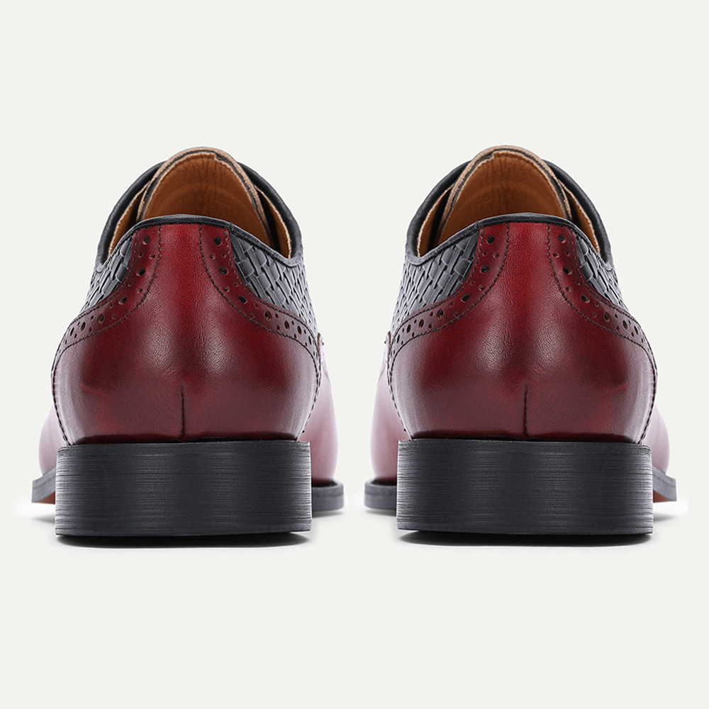 [Copy]GUYSTEP™2025 New elegant design retro fashion men's first layer cowhide lace-up leather shoes