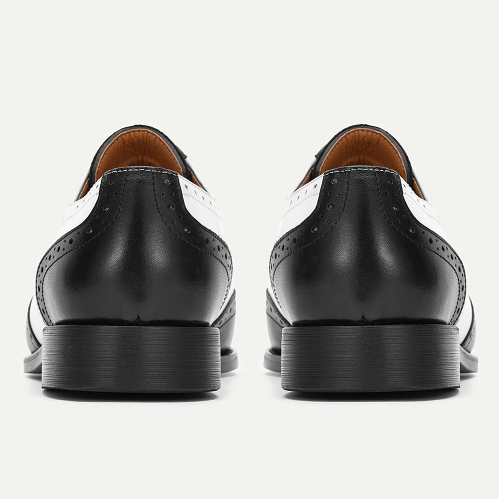 Fashionable Crocodile Pattern Low-top Business Lace-up Oxford Shoes