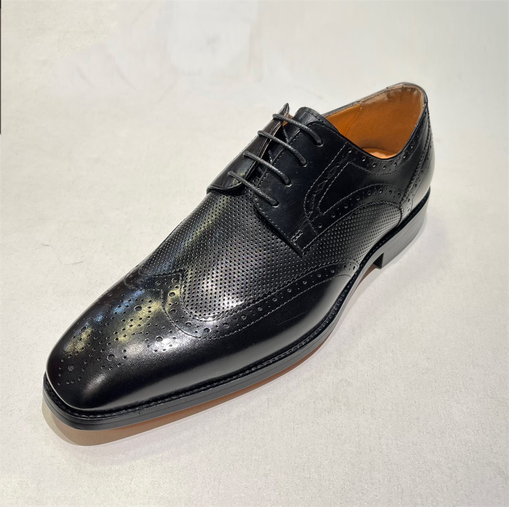 Men's (Black and Brown) Wingtip Brogue Dress Shoes