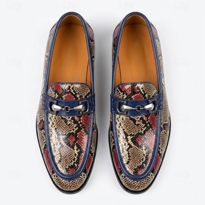 Cavalli Cowhide Leather Loafers
