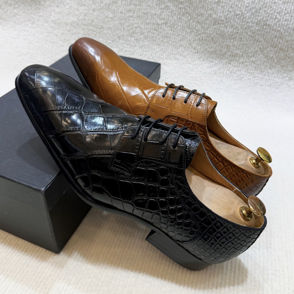 [Copy]2025 new simple art design men's casual leather shoes