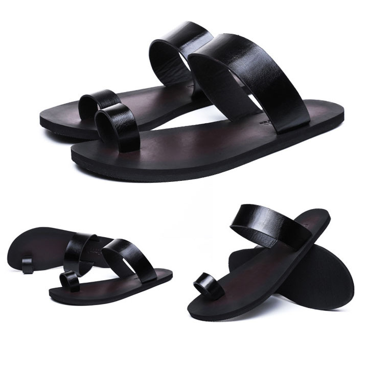 GUYSTEP™Summer men's slippers personality versatile black trendy sandals
