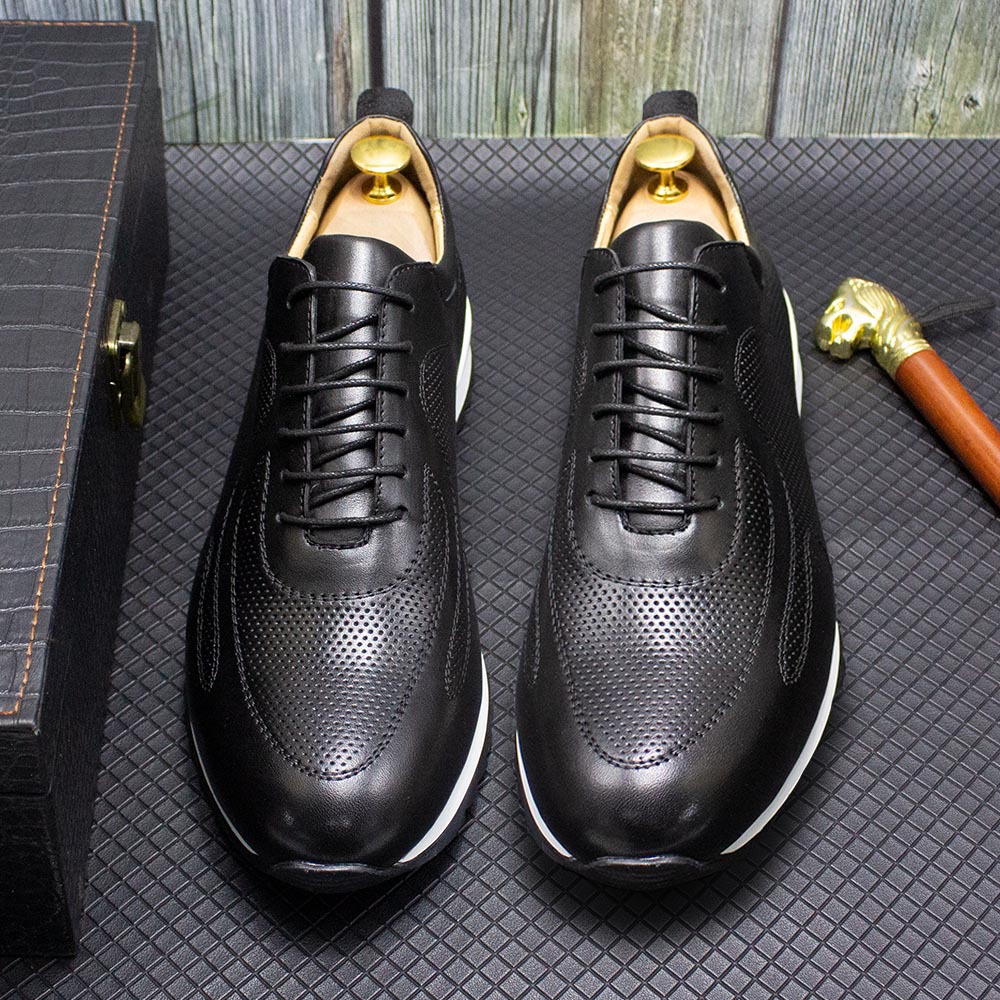 [Copy]2025 Men's genuine leather business casual top layer leather loafers