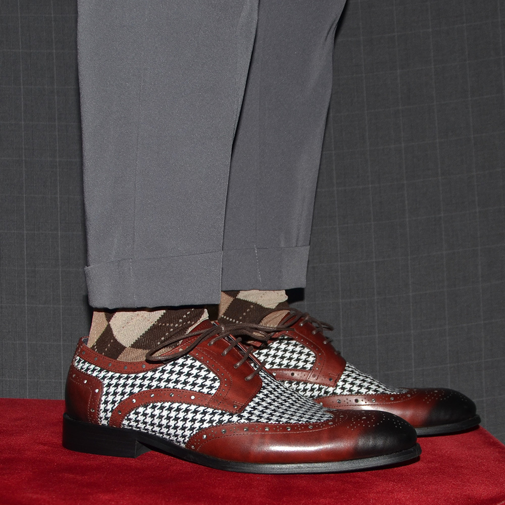 GUYSTEP™Men's handmade cowhide business shoes