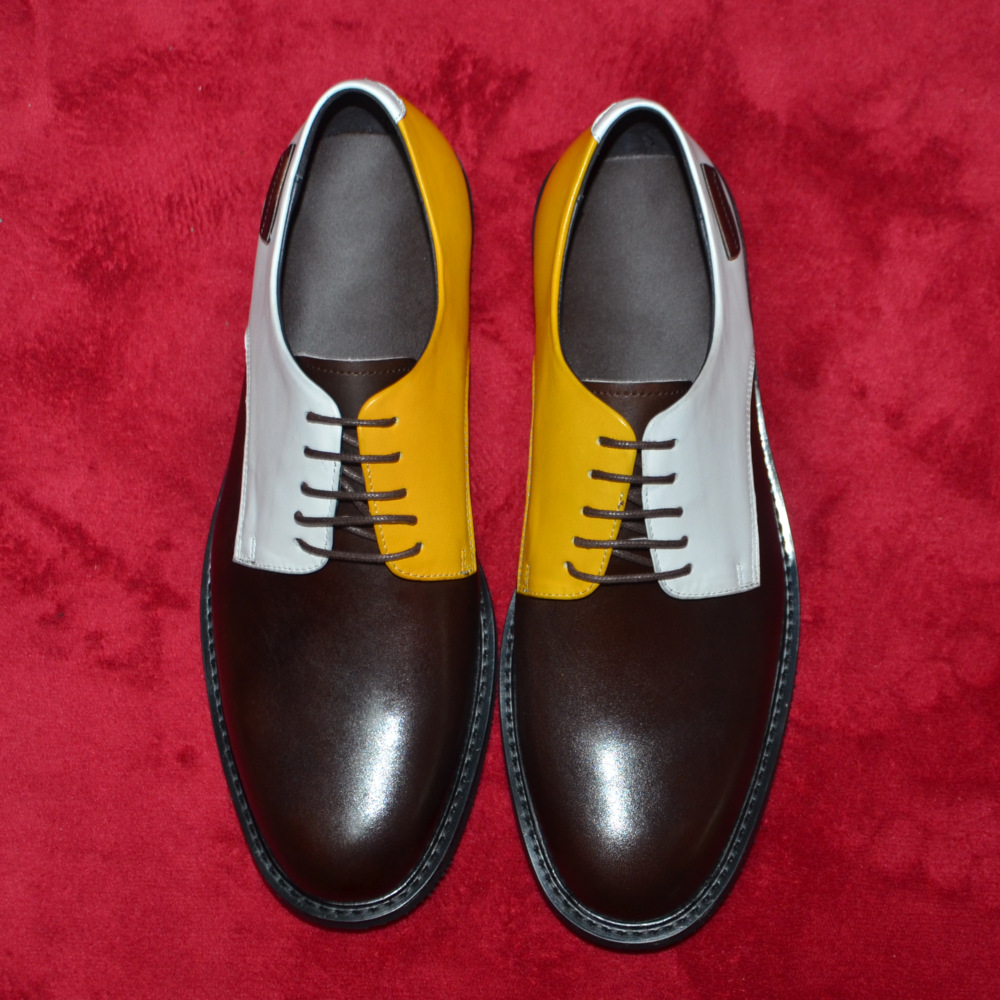 GUYSTEP™Fashionable luxury high-end color matching men's casual leather shoes