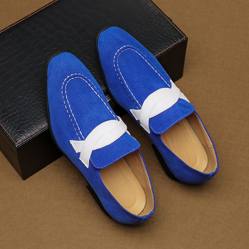 GUYSTEP™Men's classic design blue loafers