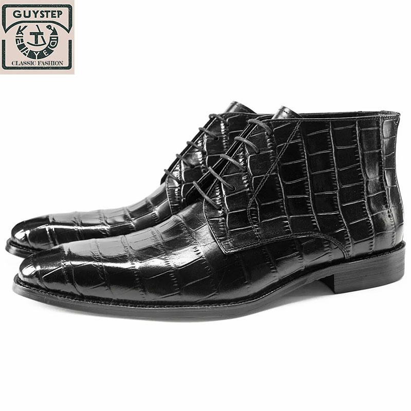 GUYSTEP™-New style trendy genuine leather men's boots
