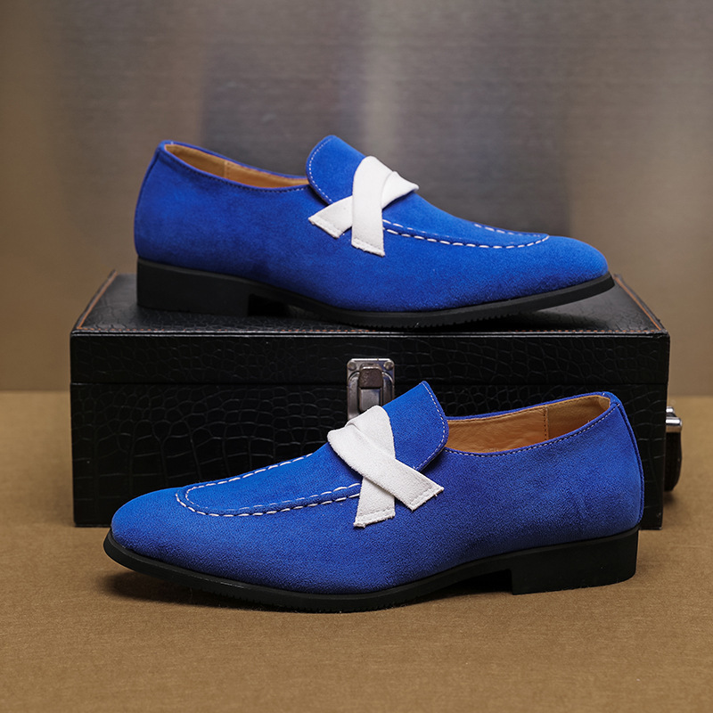 GUYSTEP™Men's classic design blue loafers