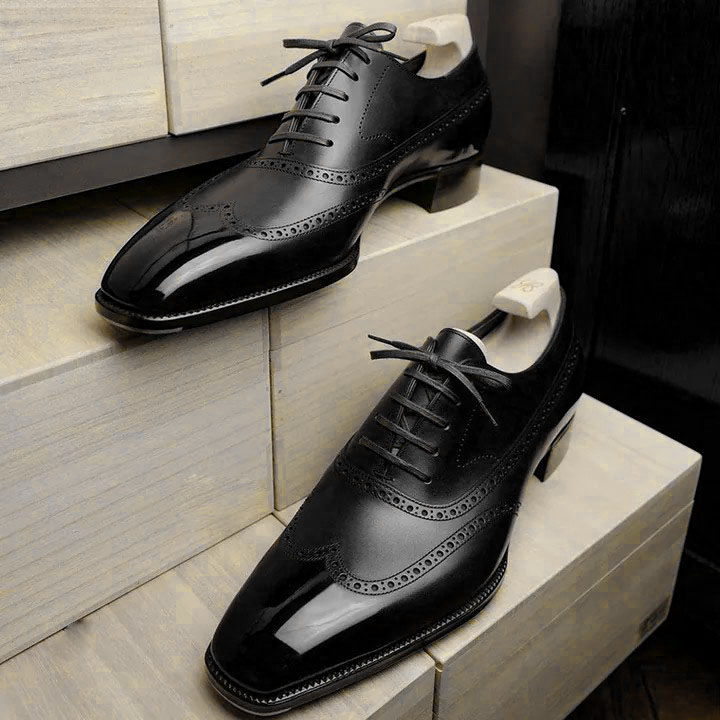 Men's classic genuine leather Oxford brogues
