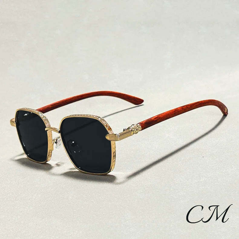 Retro Wooden Sunglasses
