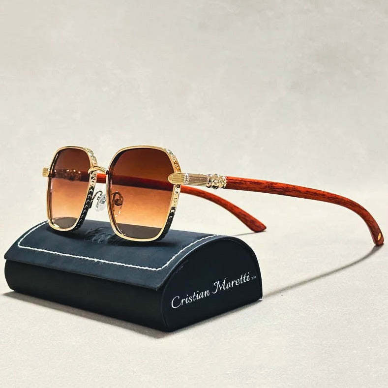 Retro Wooden Sunglasses