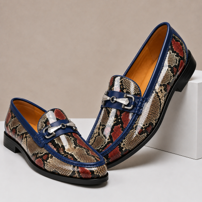 Cavalli Cowhide Leather Loafers
