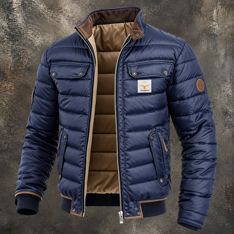[Copy]Men's Vintage Western Sherpa-Lined Jacket