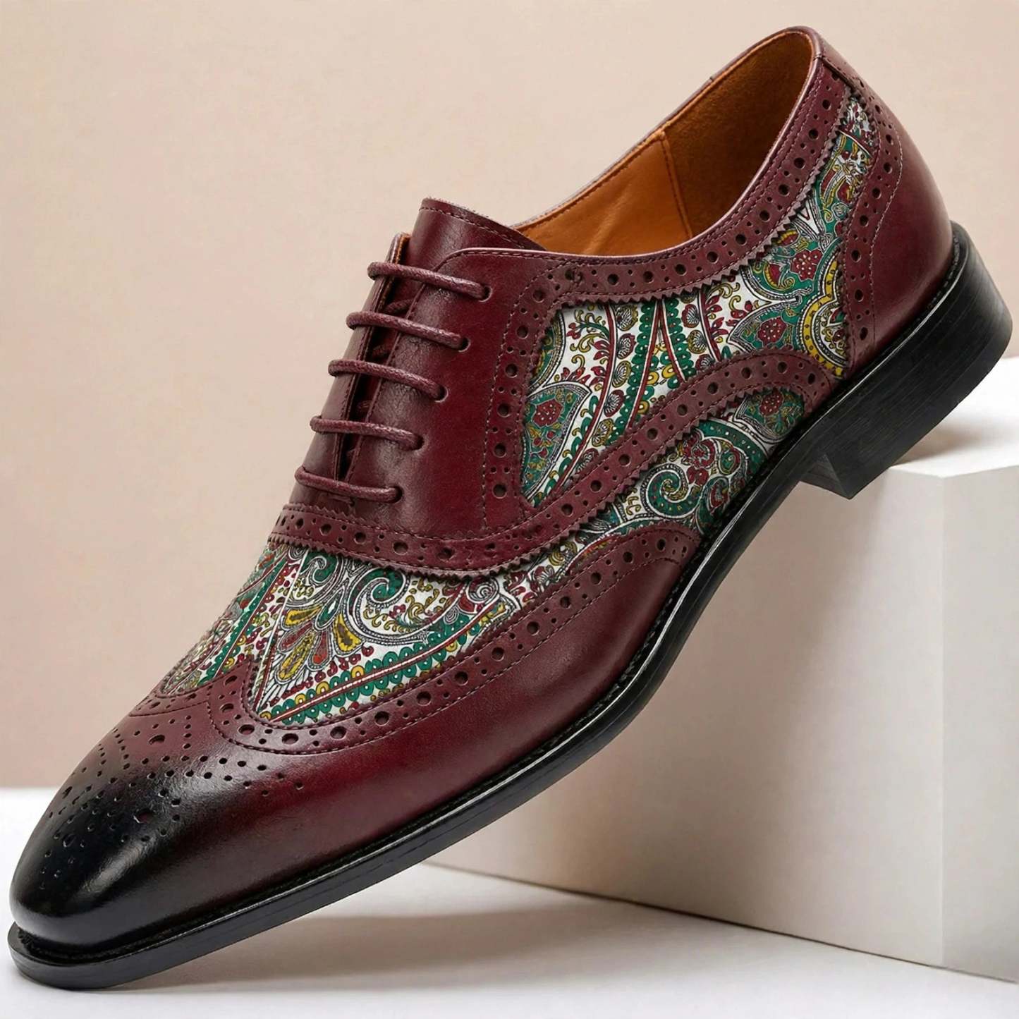 Stefano Cowhide Leather Shoes