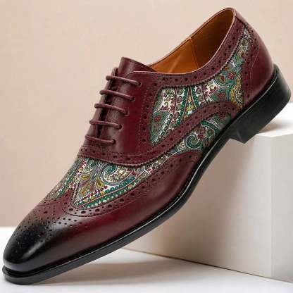 Stefano Cowhide Leather Shoes