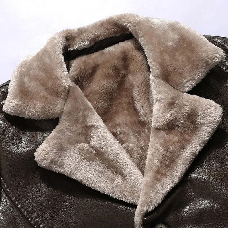 Enrico Leather Coat VES - No.76