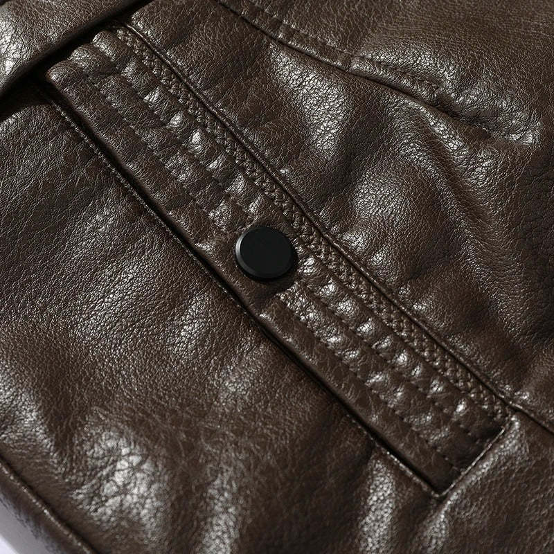 Enrico Leather Coat VES - No.76