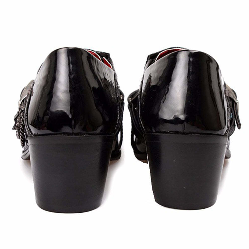 AOMISHOES?  British Chains Dress Shoes #8032