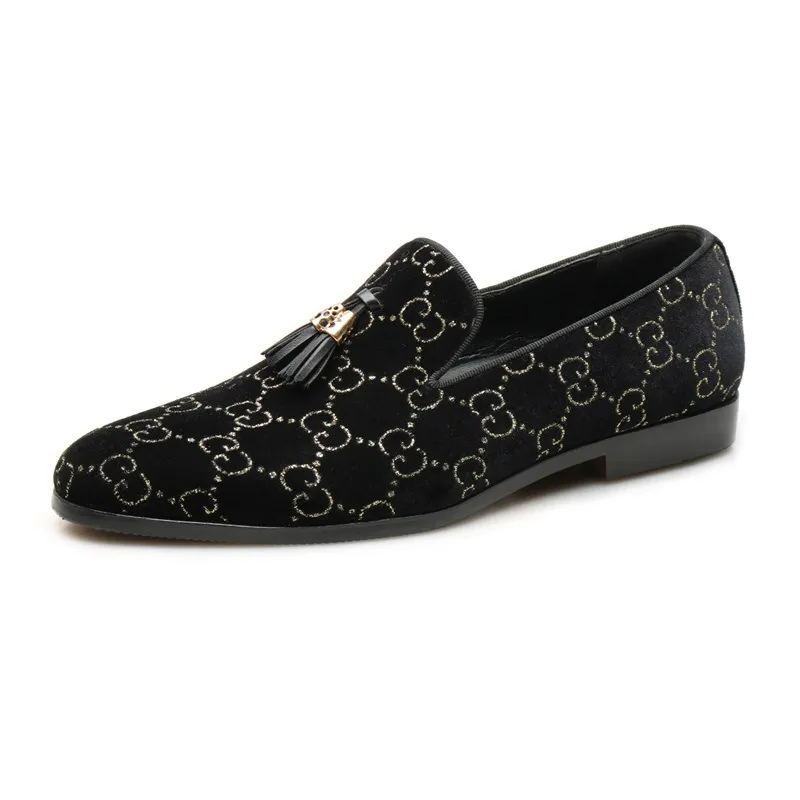 Tassel loafers for men, casual slip-on leather shoes, cross-border wholesale men's shoes