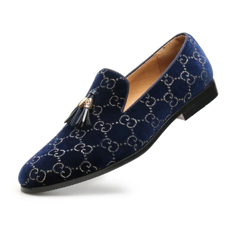 Tassel loafers for men, casual slip-on leather shoes, cross-border wholesale men's shoes