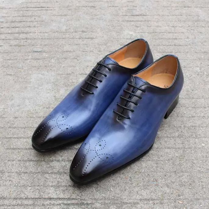 GUYSTEP™-Italian Men's Dress Shoes. Genuine Leather Oxfords