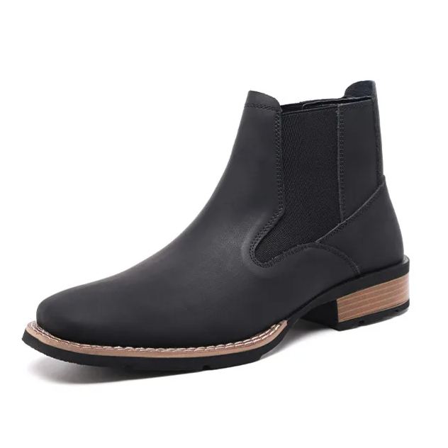 Men's Classic Black Chelsea Boots