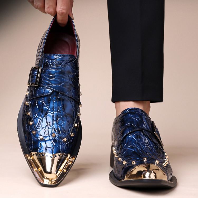 Pointed-toe fashion men's shoes