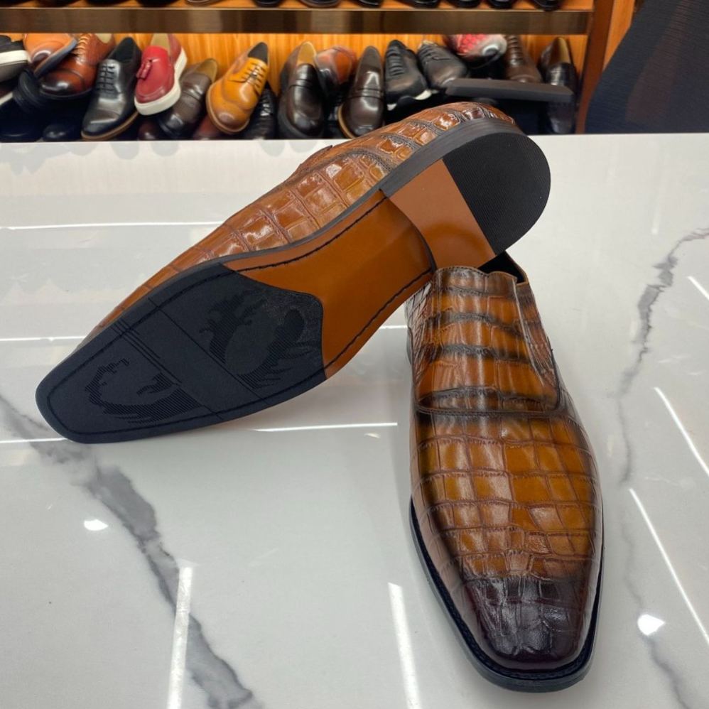 Plus-size men's new business casual formal leather shoes