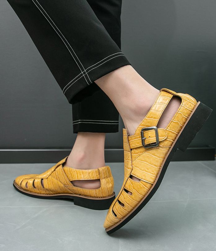 [Copy]2026 New Metal-Chain Casual Shoes