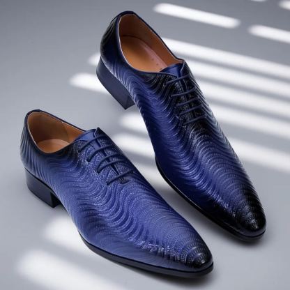 Men's Handcrafted Genuine Leather Lace-up Shoes