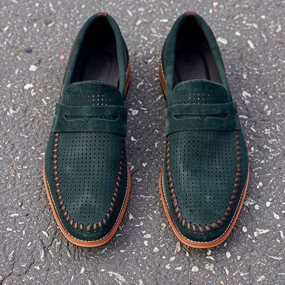 [Copy]Men's Embroidered Casual Loafers