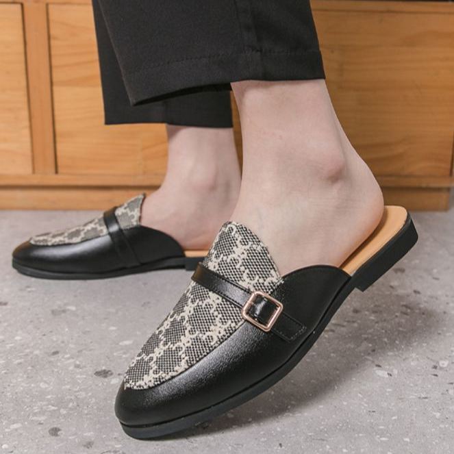 [Copy]New Summer Men's Color Block Closed-Toe Loafers