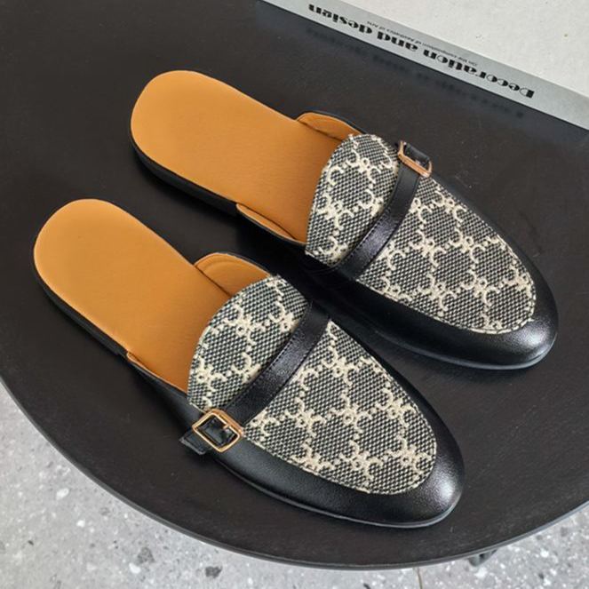 [Copy]New Summer Men's Color Block Closed-Toe Loafers