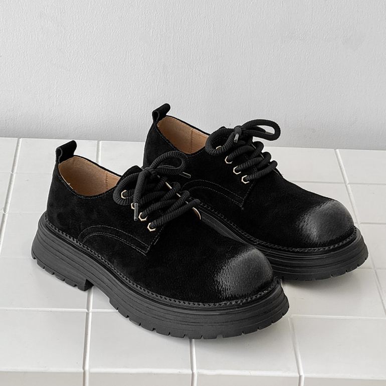 [Copy]Men's solid color platform casual versatile sneakers