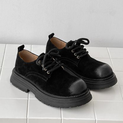 [Copy]Men's solid color platform casual versatile sneakers
