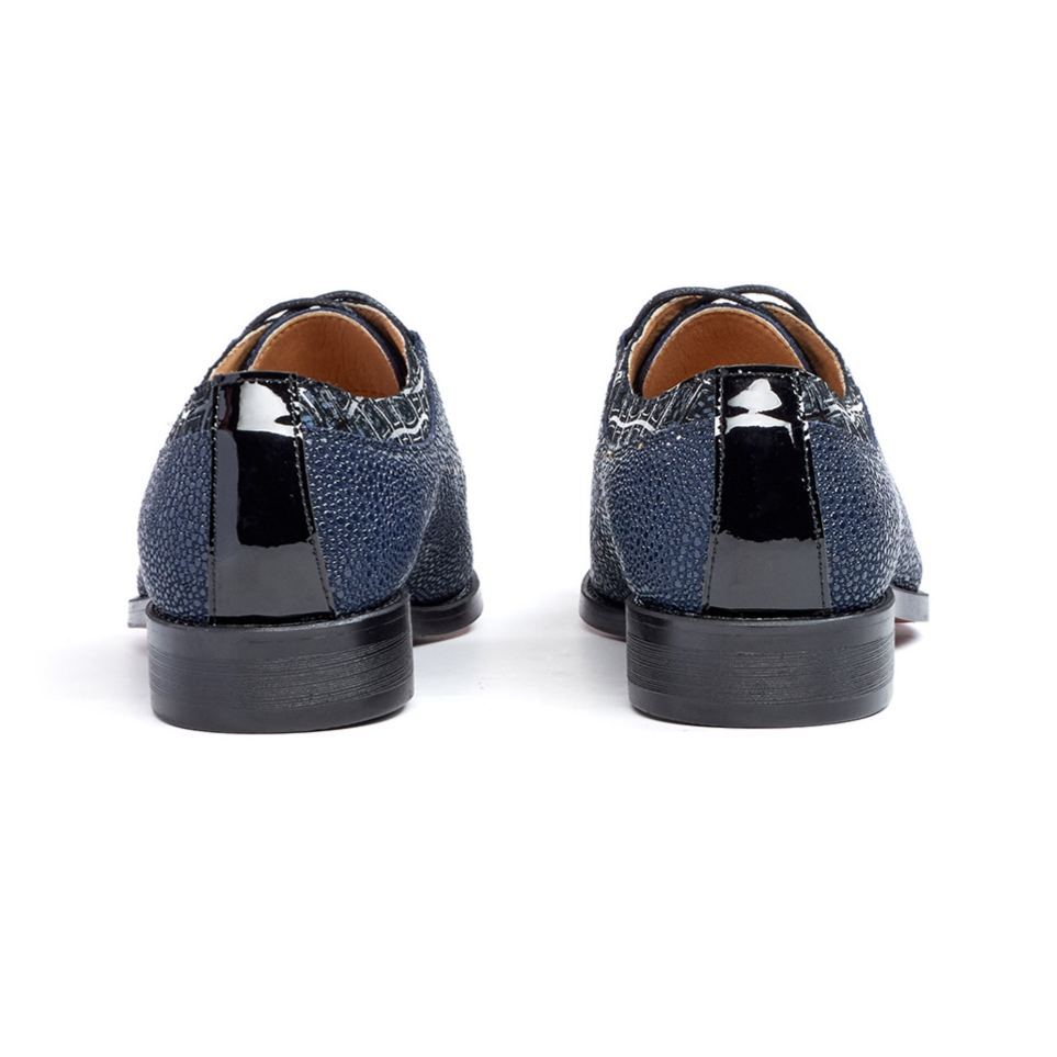 [Copy]Men's Pointed Toe Colorful Lace-up Fashion Derby Shoes
