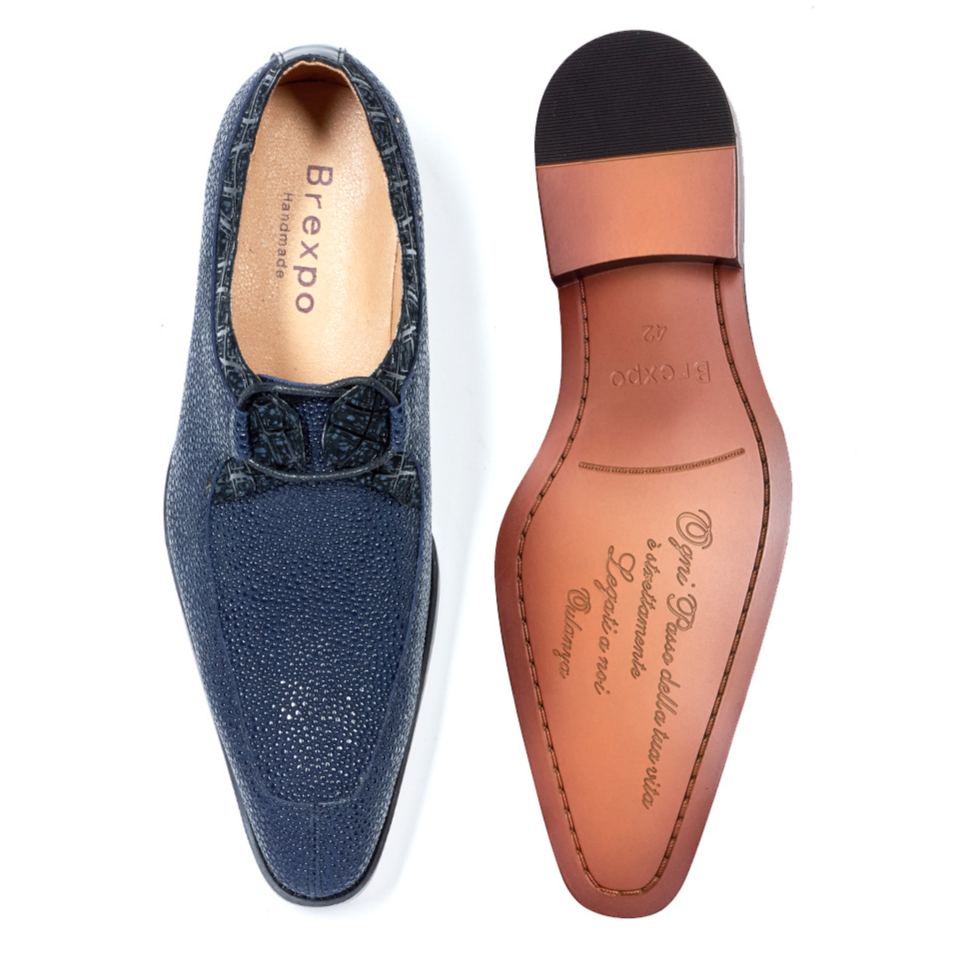 [Copy]Men's Pointed Toe Colorful Lace-up Fashion Derby Shoes