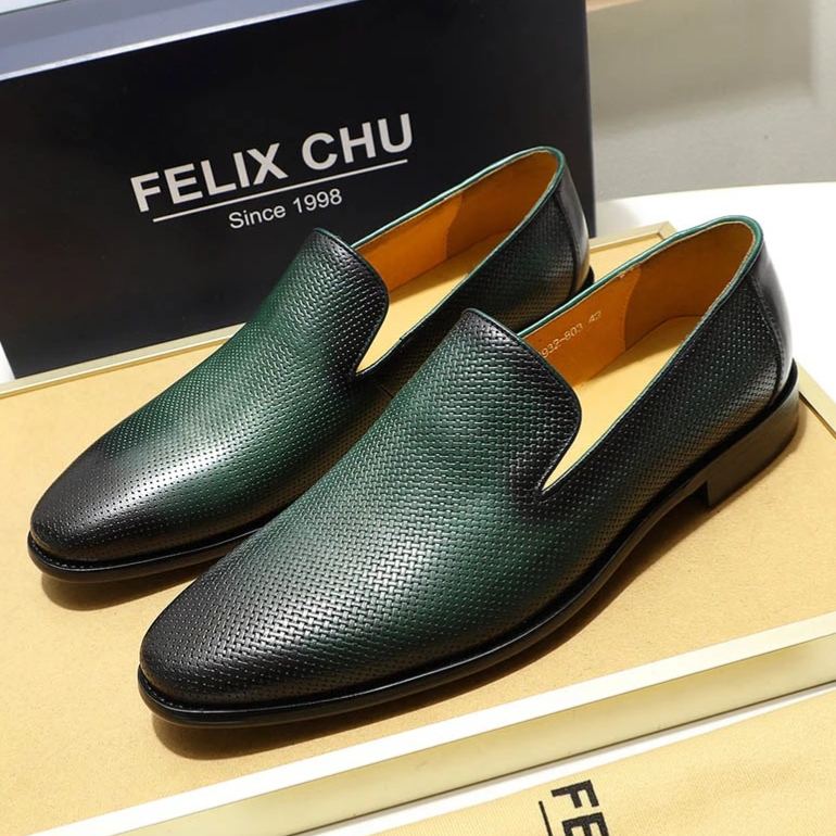 [Copy]Men's Textured Pointed Toe Lace-up Derby Shoes