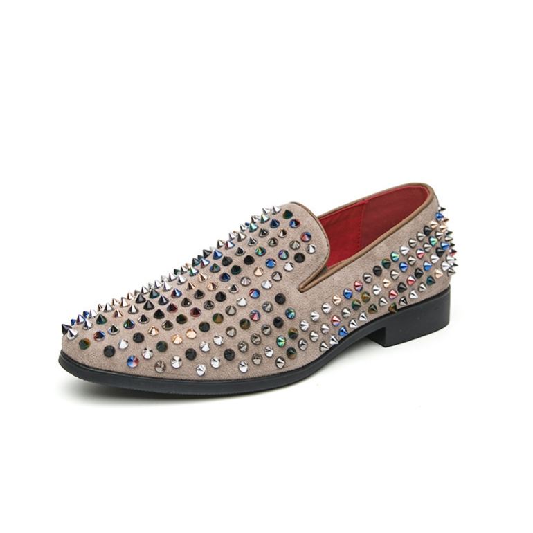 [Copy]Summer breathable men's metal buckle loafers driving shoes