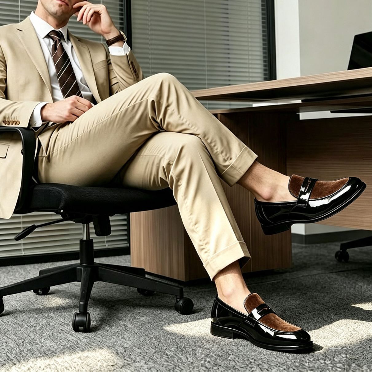 [Copy]Plus-size men's versatile casual loafers