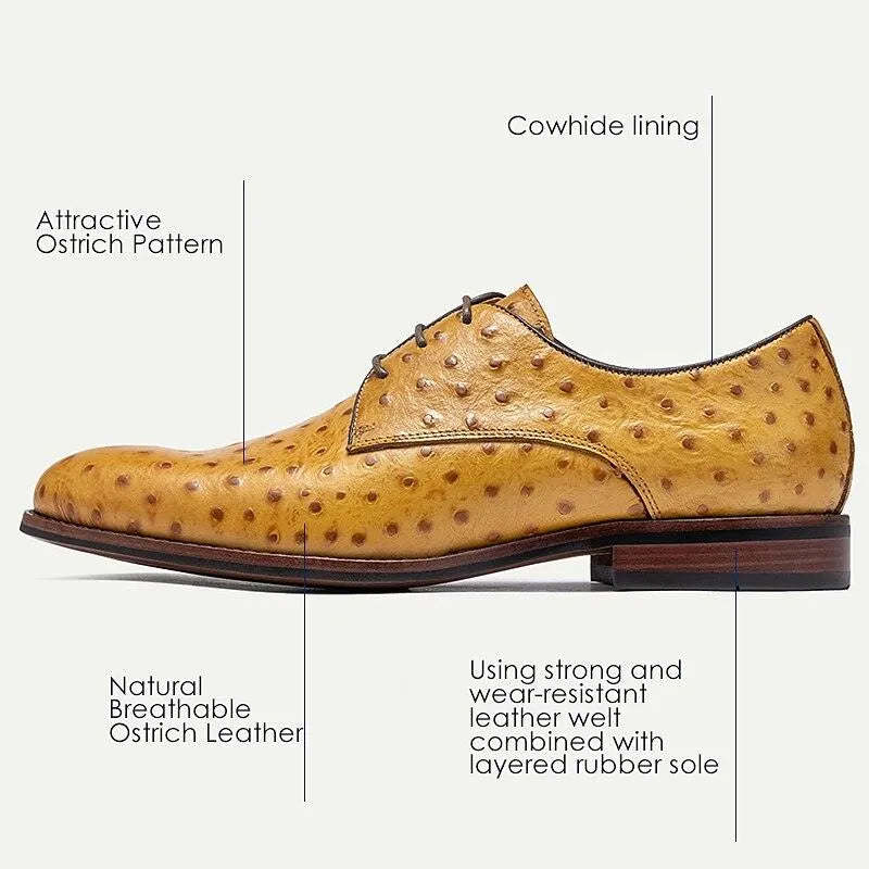 Men's Oxfords Italian Full-Grain Cowhide