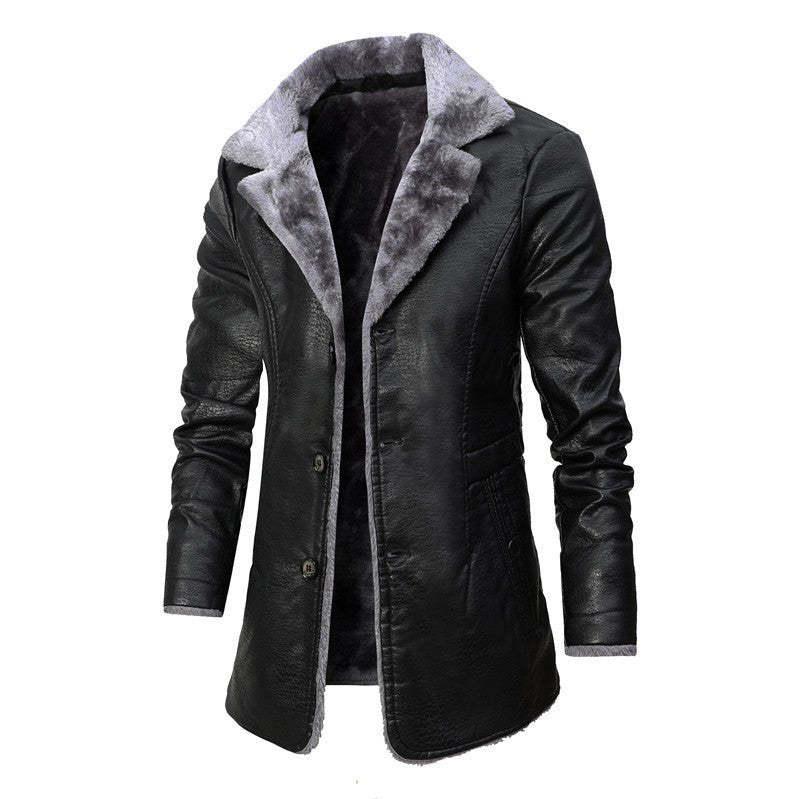 Enrico Leather Coat VES - No.76