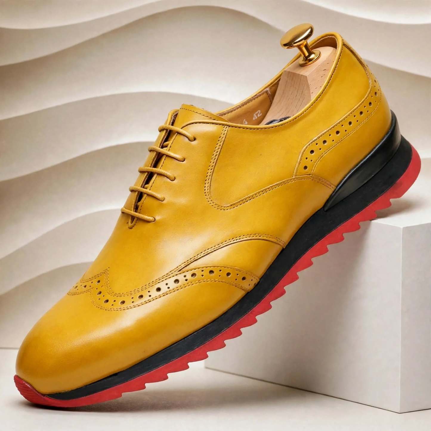 Men’s Premium Cowhide Leather Casual Sneakers – Multiple Colors