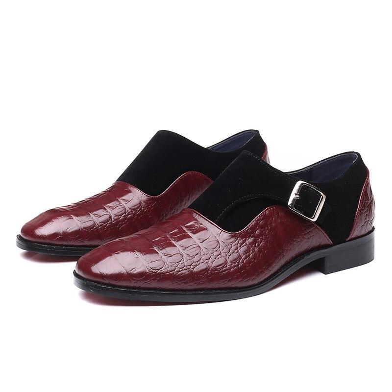 Fashion Crocordile Leather Men Business Shoes