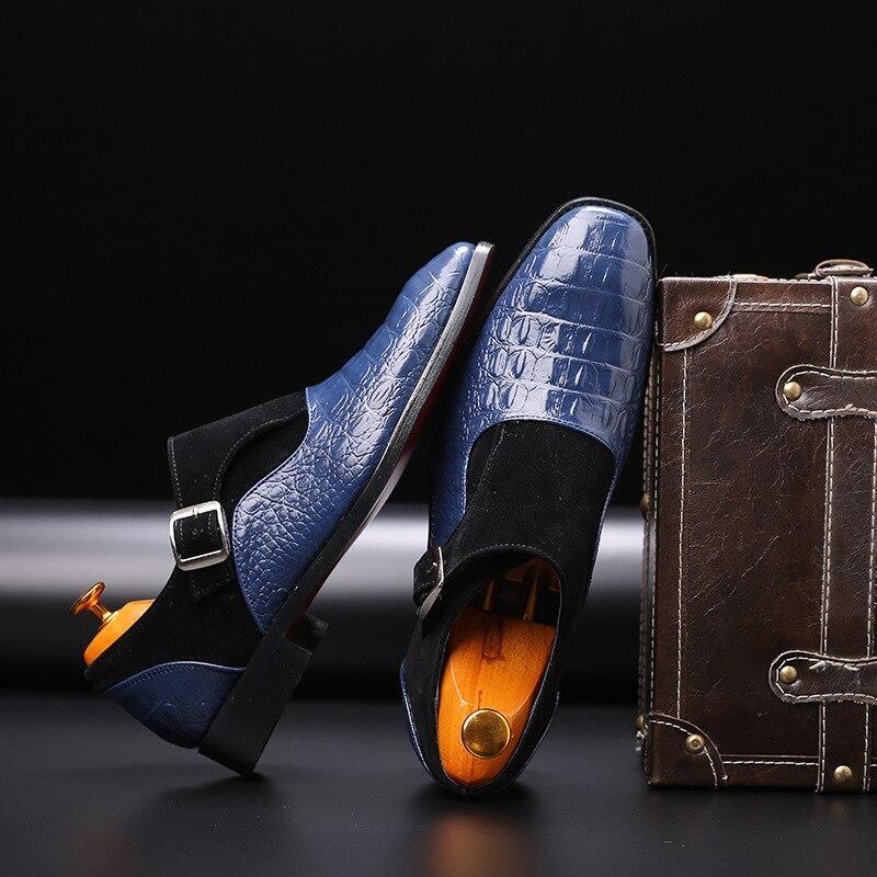 Fashion Crocordile Leather Men Business Shoes